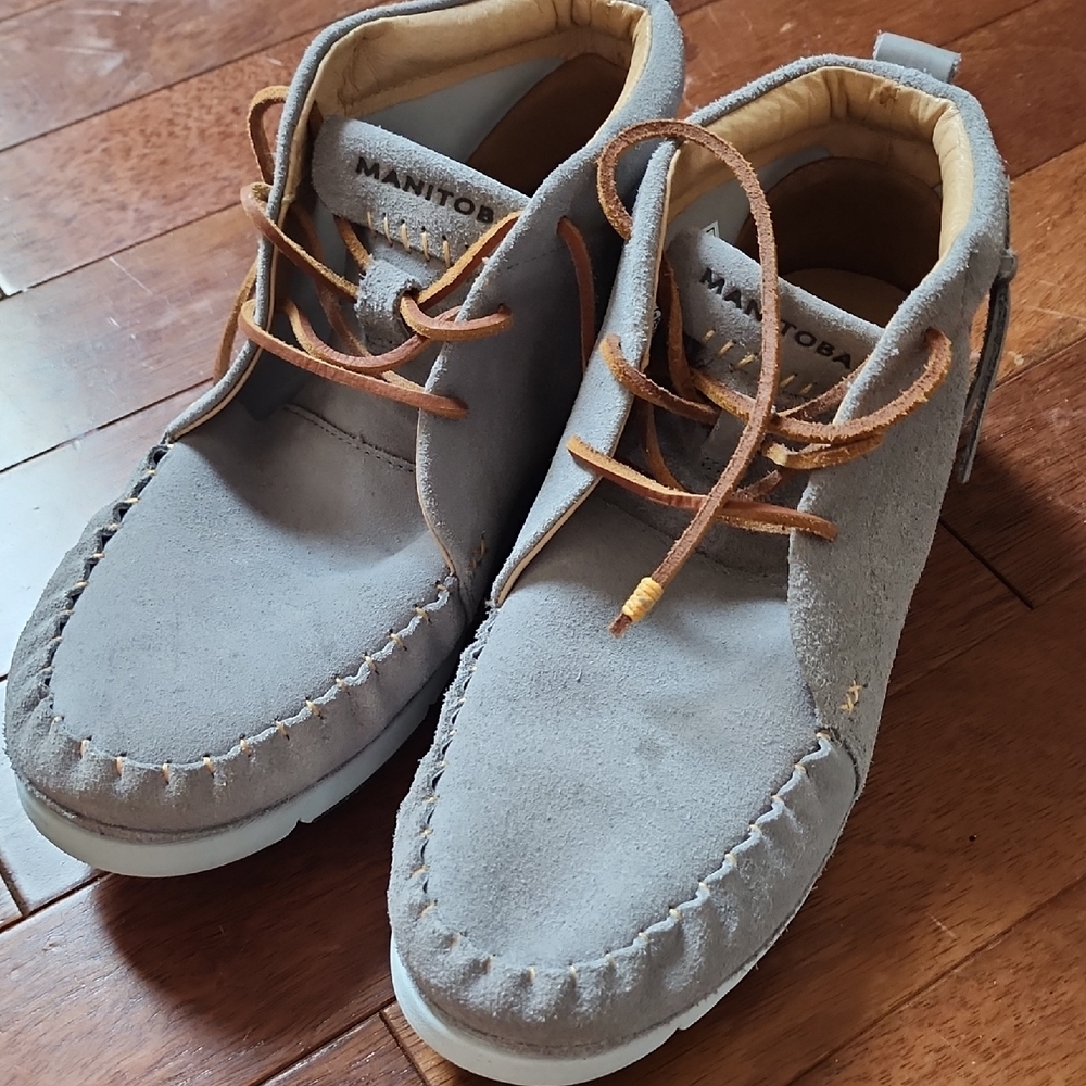 Gray Suede Men's Shoes